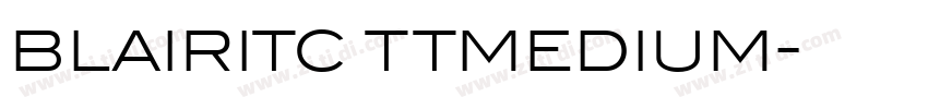 blairitc ttmedium字体转换
